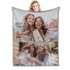 Abybela Customized Blankets with Photos Personalized Blankets for Adults Using My Own Photos Custom Blanket Gifts for Family, Best Friends, Sisters, Birthday view 1