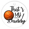 Christmas Ornament Gift Dad That's My Daddy Basketball Ceramic Elegant Christmas Hanging Ornaments for Father from Daughter Son Holiday Ornament for Home Christmas Tree Decor view 4