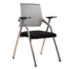 Furniture Folding Training Chair Company Reception Chair Restaurant Rest Dining Chair Meeting Chair for Conference Room Staff Home Leisure Study Chair (Color : Grey, Size : 49 * 57 * 90cm) view 1