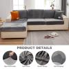 TOPCHANCES 2025 New Velvet Couch Cushion Covers,Universal Wear-Resistant Sofa Cover Sectional Cover Magic Sofa Covers Stretch Couch Covers Seat Cushion Furniture Protector with Elastic Bottom view 2