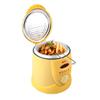 Mini Single Cylinder Province Frying Pan Deep Fat Fryer Constant Temperature Fryer Household Small Frying Smart Small Electric Fryer Easy Clean 0.5L Yellow view 1