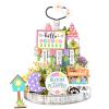 12 Pcs Spring Tiered Tray Decor Wooden Gnomes Flowers Plants Tabletop Trays Signs Summer Fall Tiered Tray Items for Home Farmhouse Rustic Kitchen Decorations (Spring) view 1