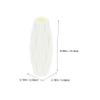 1pc Flower Vase Decorative Modern Plastic Vase Nordic Style Flower Container Desktop Adornment for Home Living Room Decoration (White) view 2