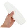 1pc Flower Vase Decorative Modern Plastic Vase Nordic Style Flower Container Desktop Adornment for Home Living Room Decoration (White) view 4