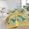 Animals Bedding Set, Full/Queen Size Bedspread Set, Dinosaur Yellow Themed Coverlet, Kids Boys Girls Bedding, (Full/Queen) view 2