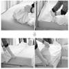 48X75 Full bunk beds Fitted Sheets - Bottom Sheet - Deep Pocket 3/4 Full Bunk Bed Sheets - 100% Egyptian Cotton Sheets - Deep Pockets Twin Over Full Bunk Bed Fitted Sheet Only (Burgundy) view 4