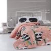 Animals Bedding Set, Full/Queen Size Bedspread Set, Panda Pink Themed Coverlet, Kids Boys Girls Bedding, (Twin) view 2