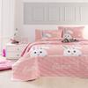 Animals Bedding Set, Full/Queen Size Bedspread Set, Bunny Themed Coverlet, Kids Boys Girls Bedding, (Full/Queen) view 2