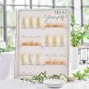 Ginger Ray Canape & Drink Stand Holder Decoration for Weddings, White view 2