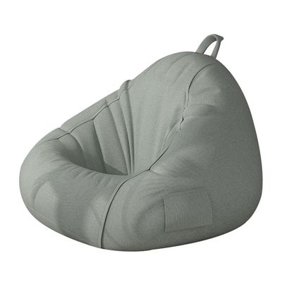 ArtsPavilion Bean Bag Chair Cover Only Without Filling, Stuffed Animal Bean Bag Storage, Soft Washable Sturdy Zipper Beanbag Case, Sack Bean Bag 120 * 140cm Grey