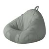 ArtsPavilion Bean Bag Chair Cover Only Without Filling, Stuffed Animal Bean Bag Storage, Soft Washable Sturdy Zipper Beanbag Case, Sack Bean Bag 120 * 140cm Grey view 1