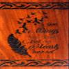 Amazing Handcrafted Wooden Urn Box - Personalized Cremation Urn for Ashes - Handmade Urns for Human Ashes - Adult Large Cremation Urns - Funeral Urns Engraved - Burial Urns. (9.5" X 5.5" X 5.5") view 3