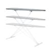 Full Size Ironing Board with Cover & Pad  Made in USA by Seymour Home Products Adjustable Steel T-Legs, 35" High Perforated Top for Steam Durable Iron Board for Home, Laundry Room (Grey) view 3