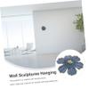 Angoily Delicate Hanging Decor Iron Pendant Wall Art for Bedroom Living Spaces view 2
