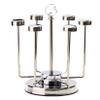 Cup Drying Rack Stand, Mug Rack 6 Cup Metal Hooks Drainer Holder Display Stand for Mugs, Glasses, Bottles on Home Kitchen Countertop,H view 1