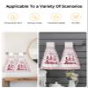 Chucoco Kitchen Hanging Tie Towel, 1 Pack Reusable Quick Drying Hand Towel Sweet Gnome Valentines Day Wood Plank Cleaning Cloth with Loop Bathroom Tie Towels Romantic Love Hearts on Pink view 4