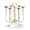 Cup Drying Rack Stand, Mug Rack 6 Cup Metal Hooks Drainer Holder Display Stand for Mugs, Glasses, Bottles on Home Kitchen Countertop,D view 1
