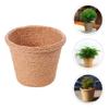 Alipis 3 Pcs Rustic Woven Straw Flowerpot with Plastic Liner for Indoor Succulent Holder, Home Decor, Storage Basket, and DIY Floral Arrangement, Khaki, 4.33 X 4.33 X 11.22 Inch view 3