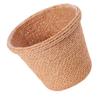 Alipis 3 Pcs Rustic Woven Straw Flowerpot with Plastic Liner for Indoor Succulent Holder, Home Decor, Storage Basket, and DIY Floral Arrangement, Khaki, 4.33 X 4.33 X 11.22 Inch view 4