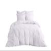 All Star Linen California King Duvet Cover Set with Zipper & Corner Ties 800 TC 100% Organic Cotton 5pc White Duvet Cover Set Cal-King (110'' x 98'') Size view 1