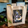 David Gilmour Guitar Graphic Grocery Travel Reusable Tote Bag view 3