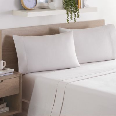 Aston & Arden Linen Eucalyptus Sheet Set - Classic and Sustainable Moisture Wicking Lyocell Tencel Bed Sheets for a Cooling, Soft, Breathable, and Comfortable Sleep, Queen, ICY Grey