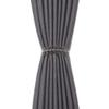 Simple Metal Elastic Curtain Ties - Leaf Curtain Ties Curtain Buckle Curtain Holders,Silver,2 PCS view 1