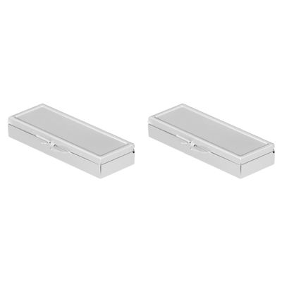 2 Pcs Pill Box Chewing Gum Container Candy Container