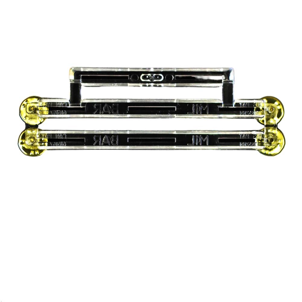Multi 1-8th Space Plastic Ribbon Bar Holder (13)