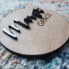 Custom name sign made with wood and acrylic. Custom name sign for baby view 2