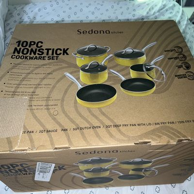 10 PC NONSTICK COOKWARE SET