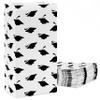 Hallmark Graduation Party Favor and Wrapped Treat Bags (30 Count; White with Black Mortarboards) for Grad Gifts, Open Houses, Gift Cards view 4
