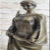 Bronze Fortuna Roman Goddess of Fortune Statue Hot Cast Signed Mythical Figurine Hot Cast Handmade Deal Finery Artwork by Think Bronze view 4