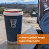 6PINT 20 oz. Imperial Pint Tumbler | Pint Glass Cooler | Cooler for 12 oz. to 24 oz. Plastic Cups | Premium Vacuum-Insulated Stainless Steel (Stainless) view 3