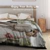 AXKEUDO Customized Blankets with Photos Picture Collage Personalized Blanket Custom Gift for Mothers Day,Dad,Mom,Family,Friends,Couples,Dog,Cat 1 Photo Collage 51.2"X39.4" view 4