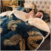 Quilt, Anti Allergy All Year Round Winter Quilt Duvets Goose Feather & Down Comforter, 100% Cotton Down Proof,Navy Blau,150200cm1.8kg view 4