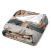 AXKEUDO Personalized Custom Throws Blanket with Photo Customized Blankets for Family Lover Pet Picture Personalized Gifts for Adults on Christmas Mothers Day Easter Birthday 4 Photo Collage 59"X39.4" view 3