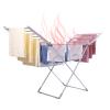 18 Bars Winged Electric Heated Clothes Airer Dryer, Electric Heated Folding Clothes Dryer Airer Cover, for Easy Storage Dry Saves Energy view 1