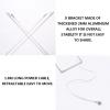 18 Bars Winged Electric Heated Clothes Airer Dryer, Electric Heated Folding Clothes Dryer Airer Cover, for Easy Storage Dry Saves Energy view 4