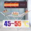 Folding Winged Electric Heated Clothes Airer, 18 Bar Clothes Drying Rack Heating Hanger, 230W Electric Dryer Clothing Drying, Electric Clothes Dryer, Saves Energy view 2