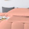 Velosso 3 PC Straight Line Pattern Comforter Set Premium Super Soft 600 GSM All Season | 1000 Thread Count | 100% Egyptian Cotton ( Oversized Super King Size, Peach Color) view 4