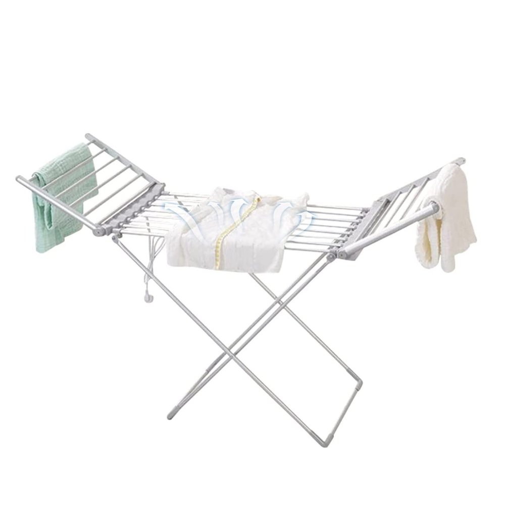 Folding Heater Clothes Airer Dryer, 230W Electric Heated Clothes Drying Racks, Portable Towel Warmer, for Fast Laundry Drying, Safe Temperature 45-55, Max Load 10kg