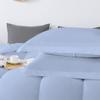 Velosso 5 PC Straight Line Pattern Comforter Set Premium Super Soft 600 GSM All Season | 1000 Thread Count | 100% Egyptian Cotton ( Twin/Twin XL Size, Light Blue Color) view 4