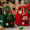 Christmas Apple Bags Gift Handbag, Christmas Eve Christmas Fruit Packaging Bags Candy Gift Tote Bags, 1pcs (Color : Red) view 2