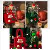 Christmas Apple Bags Gift Handbag, Christmas Eve Christmas Fruit Packaging Bags Candy Gift Tote Bags, 1pcs (Color : Red) view 3