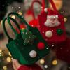 Christmas Apple Bags Gift Handbag, Christmas Eve Christmas Fruit Packaging Bags Candy Gift Tote Bags, 1pcs (Color : Red) view 4
