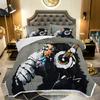 AILONEN Monkey Comforter Set for Teens Boys Kids, Cute Monkey Bedding Set Full Size,Superior Animal Quilted Duvet Ultra Soft,3 Piece 1 Comforter and 2 Pillowcases,Microfiber Fabric view 1