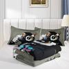 AILONEN Monkey Comforter Set for Teens Boys Kids, Cute Monkey Bedding Set Full Size,Superior Animal Quilted Duvet Ultra Soft,3 Piece 1 Comforter and 2 Pillowcases,Microfiber Fabric view 3