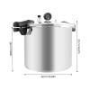 23 Quart Pressure Cooker Canner Aluminum Explosion Proof Pressure Cookers Pot with Pressure Gauge & Release Valve for Steaming and Stewing view 3