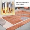 VNABO Adjustable Heated Area Rug Carbon Crystal Heated Carpet Simple Electric Heated Floor Living Room Heater Electric Mat view 2